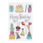 AUTOCOLLANT BSB CREATIVE-STICKER HAPPY BIRTHDAY