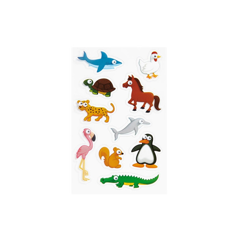 AUTOCOLLANT BSB MOVING-EYES-STICKER ANIMAUX