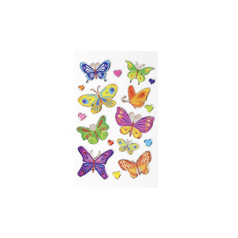 AUTOCOLLANT BSB CREATIVE-STICKER PAPILLONS