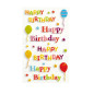 AUTOCOLLANT BSB CREATIVE-STICKER HAPPY BIRTHDAY