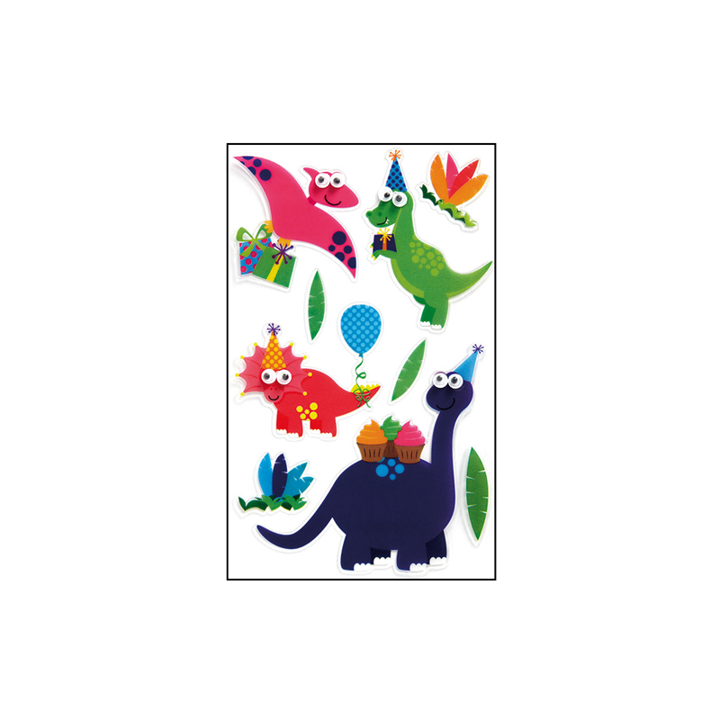 AUTOCOLLANT BSB MOVING-EYES-STICKER DINOSAURES