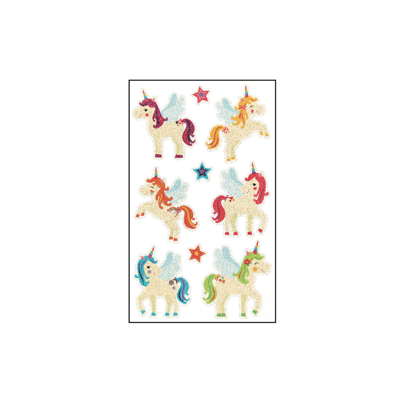 AUTOCOLLANT BSB TATTOOS UNICORN