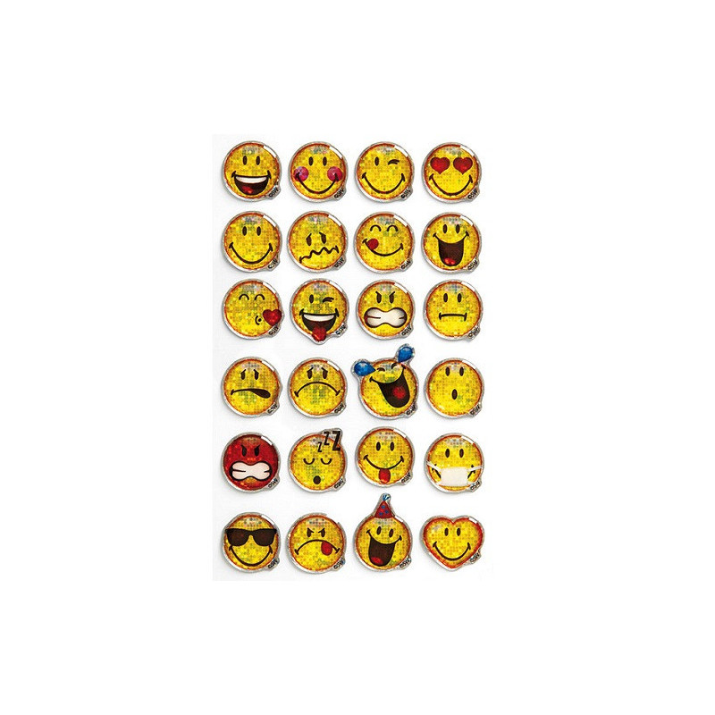 AUTOCOLLANT BSB CREATIVE-STICKER SMILEY