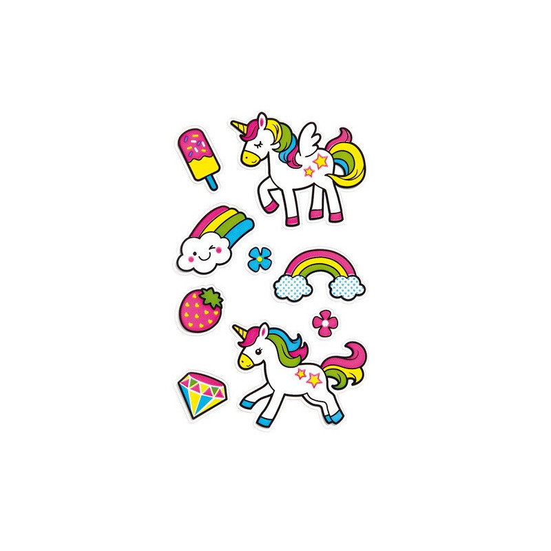 AUTOCOLLANT BSB CREATIVE-STICKER LICORNE