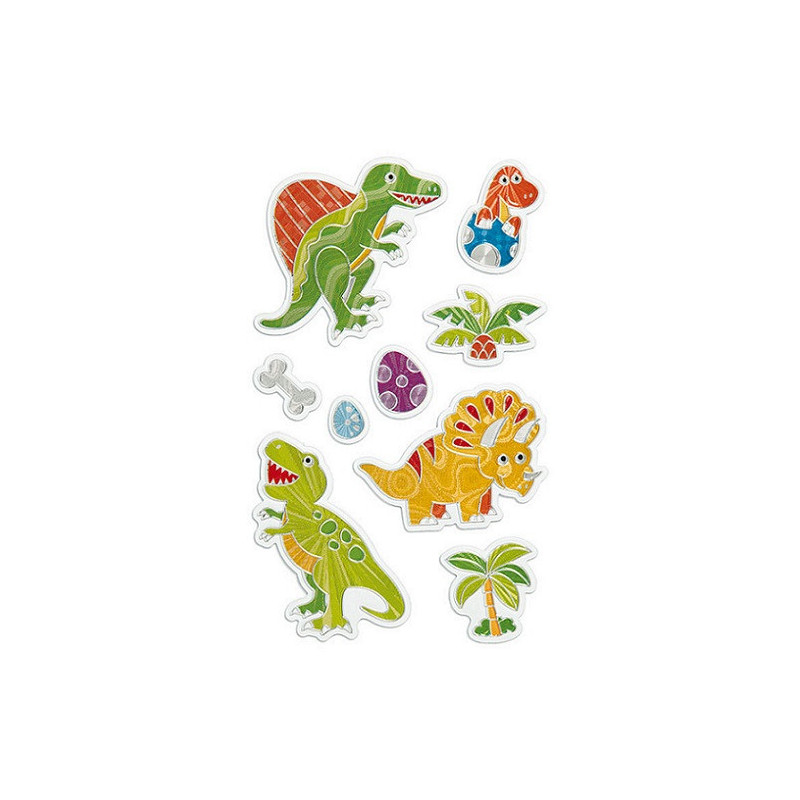 AUTOCOLLANT BSB CREATIVE-STICKER DINOSAURES