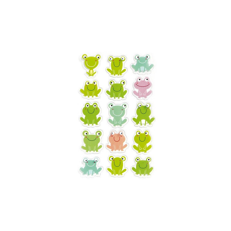 AUTOCOLLANT BSB MOVING-EYES-STICKER GRENOUILLE