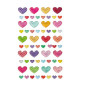 AUTOCOLLANT BSB CREATIVE-STICKER COEURS