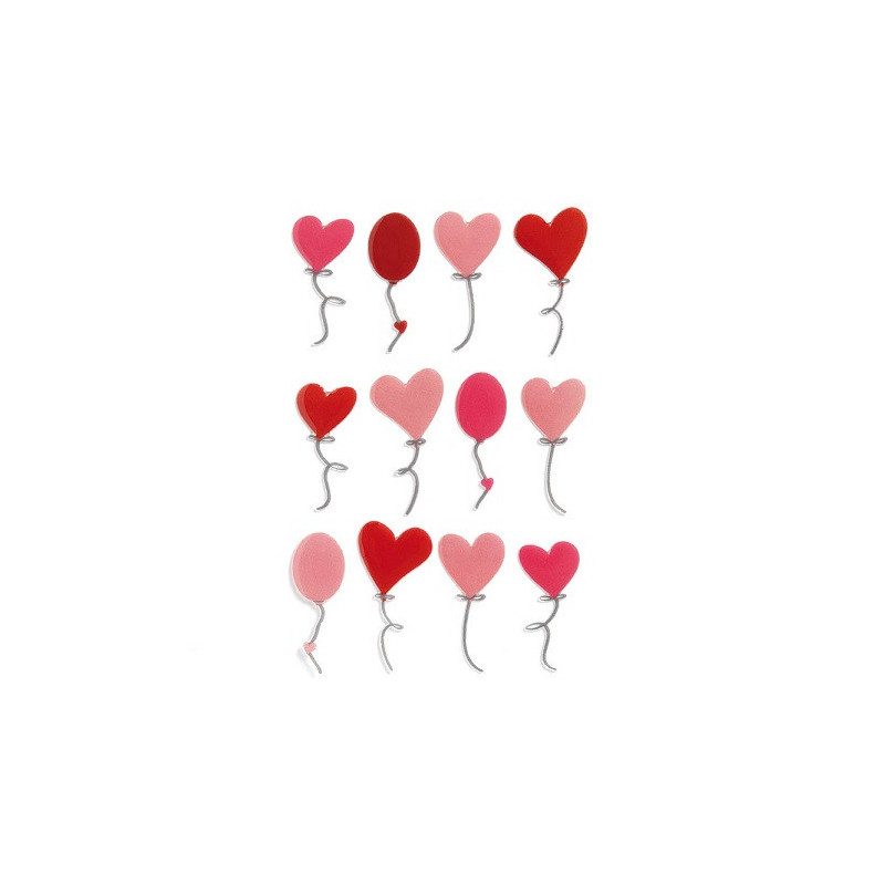 AUTOCOLLANT BSB CREATIVE-STICKER COEURS