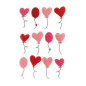 AUTOCOLLANT BSB CREATIVE-STICKER COEURS