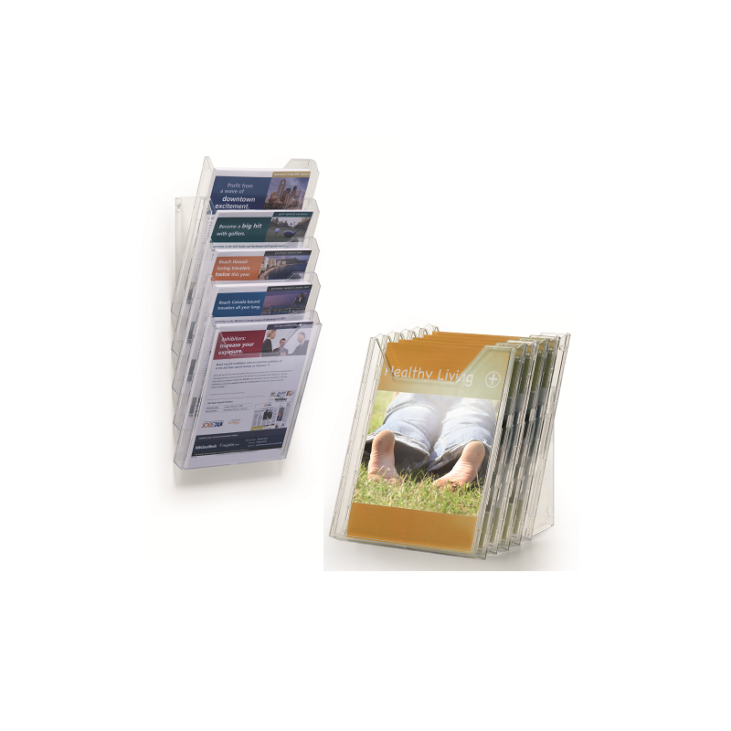 PRESENTOIR DOCUMENTS DURABLE COMBIBOXX A4 SET XL TRANSP.