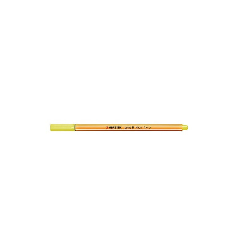 FINELINER STABILO POINT JAUNE FLUO