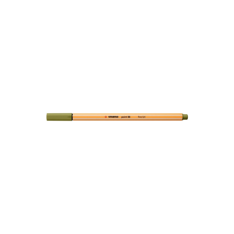 FINELINER STABILO POINT VERT BOUE