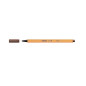 FINELINER STABILO POINT BRUN MARRON
