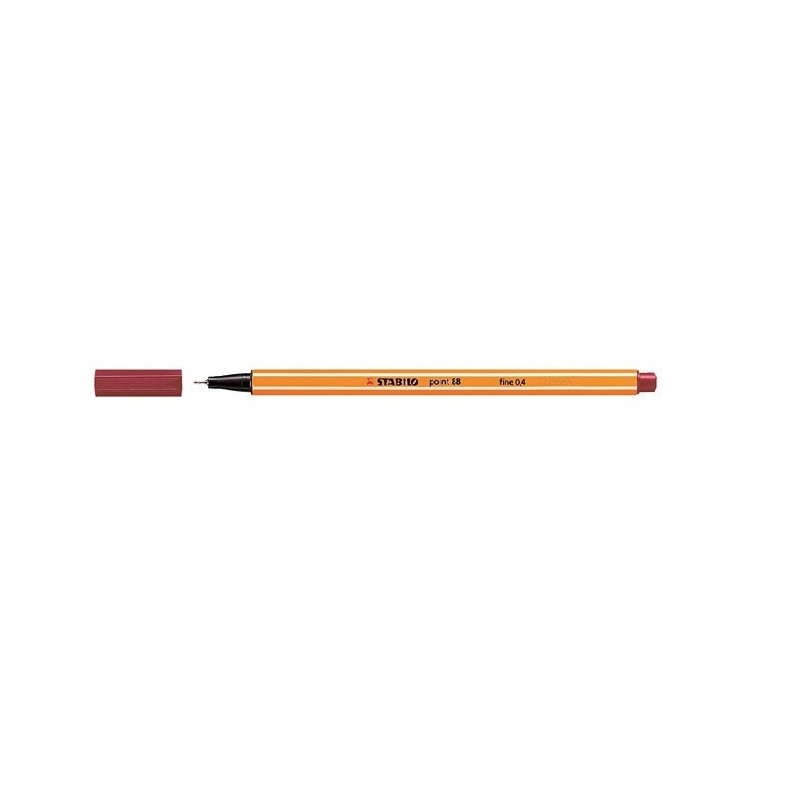 FINELINER STABILO POINT ROUGE FONCE