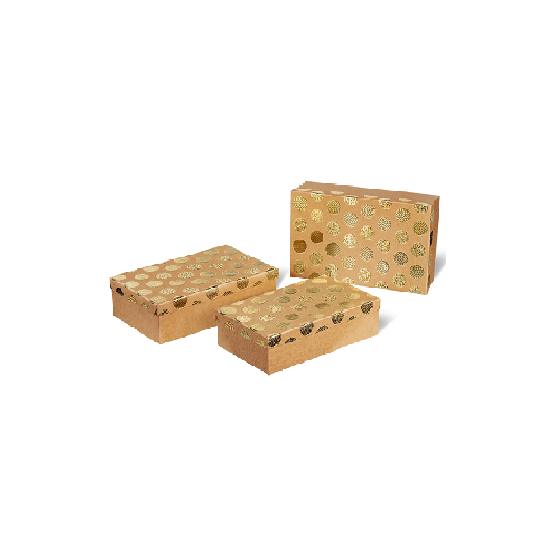 BOITE CADEAU BSB COLLECTION GOLDEN DOTS 3PCS COMPOSE DE: