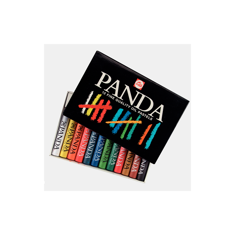 PASTELS A L'HUILE TALENS PANDA 12PCS