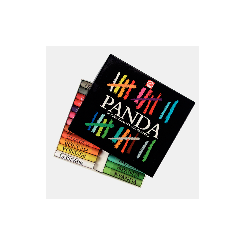 PASTELS A L'HUILE TALENS PANDA 24PCS