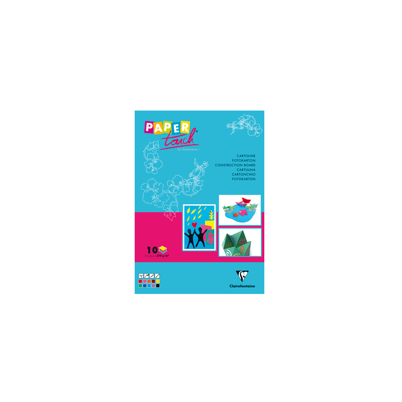 BLOC DESSIN COULEUR 297X420MM A3 270G 10FLS CLAIREF.