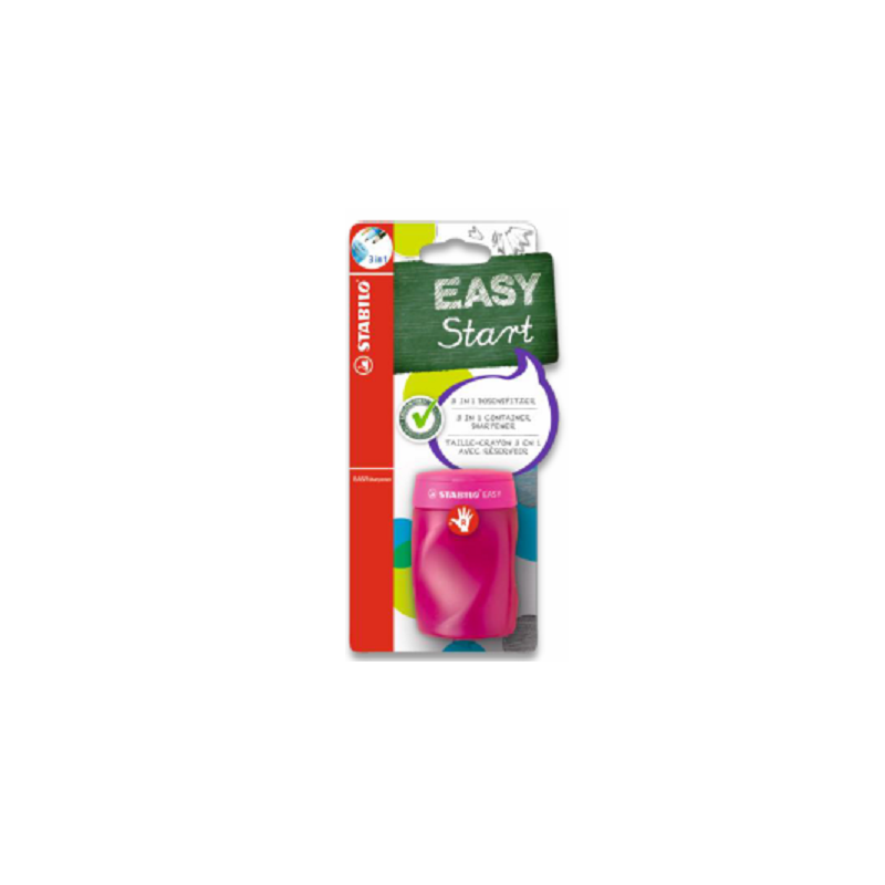 TAILLE-CRAYONS STABILO 3 EN 1 EASY DROIT. BLISTER