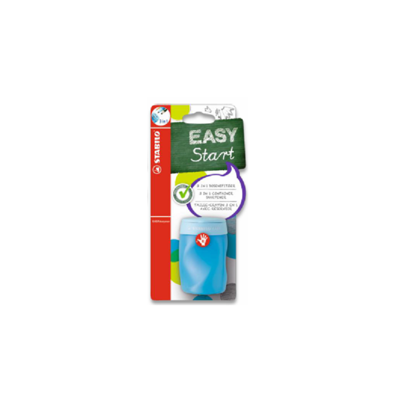 TAILLE-CRAYONS STABILO 3 EN 1 EASY DROIT. BLISTER