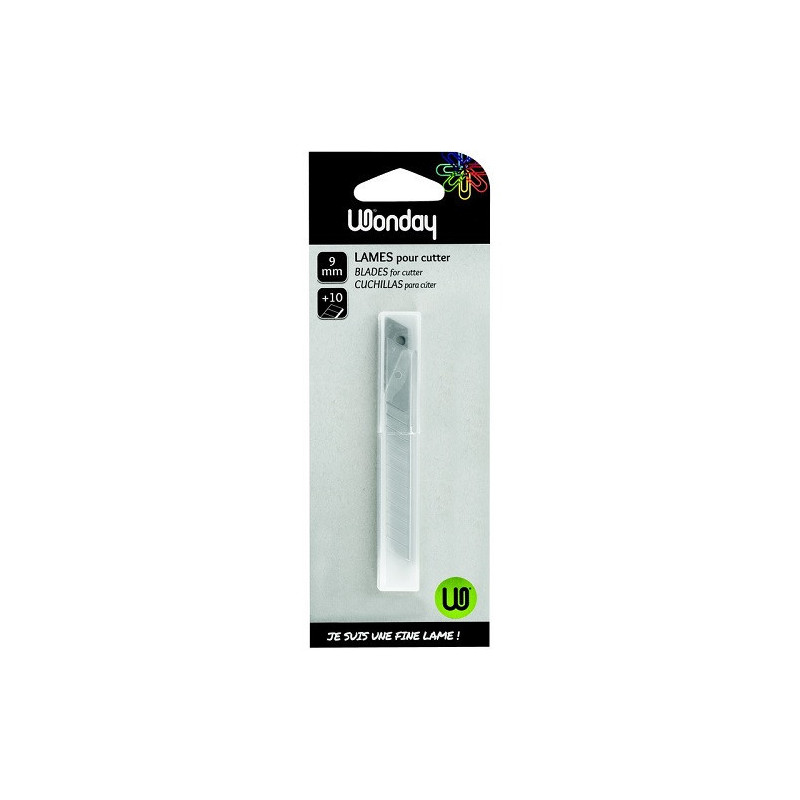 CUTTER WONDAY LAME RECHARGE 9MM 10PCS BLISTER