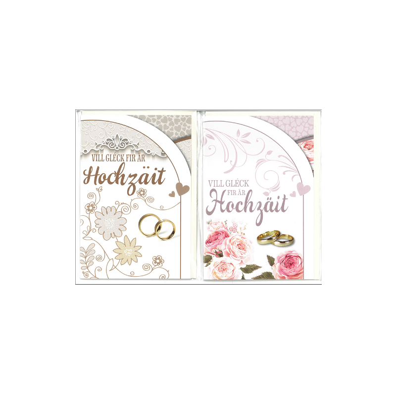 CARTE VOEUX MARIAGE LUXBG.