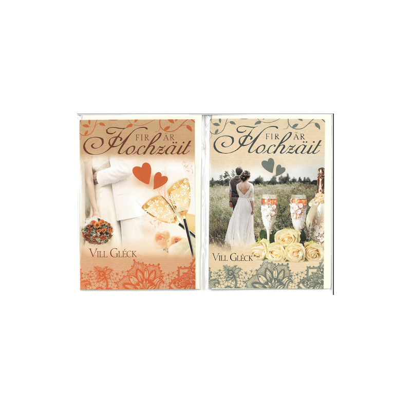 CARTE VOEUX MARIAGE LUXBG.