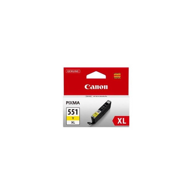 CARTOUCHE IMP. CANON N°551 XL PIXMA MG6350 JAUNE