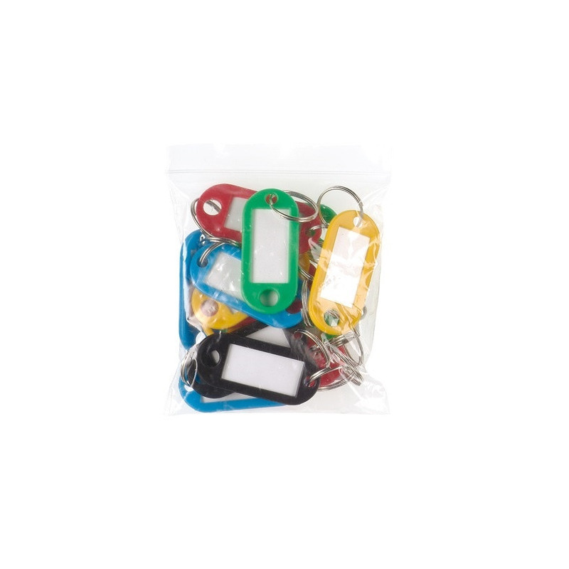 PORTE-CLES + FENETRE ETIQUET. 20PCS ASS.