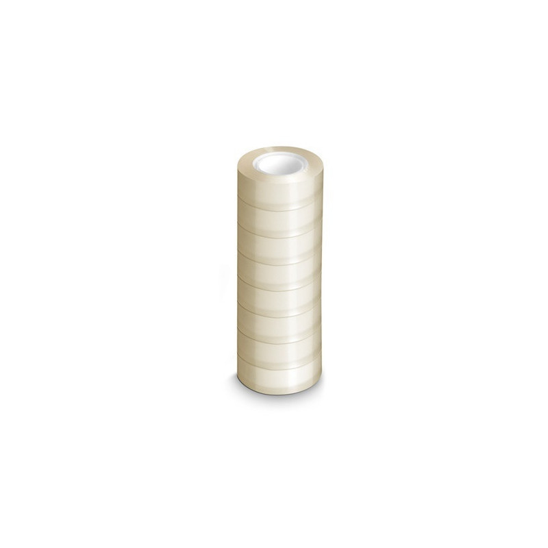 RUBAN ADHESIF 19MMX33M TRANSP. JPC 8PCS