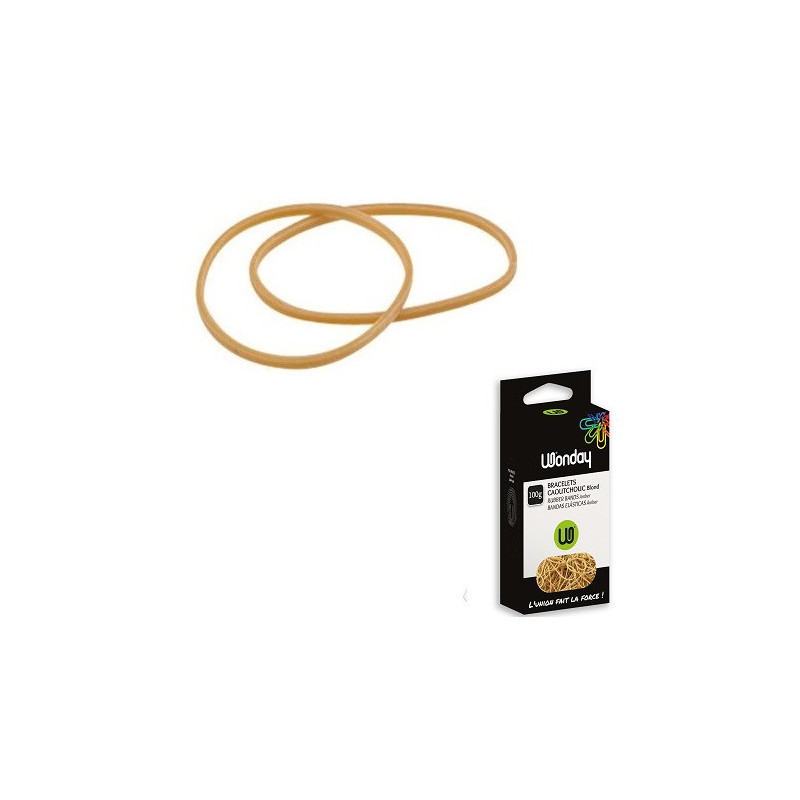 ELASTIQUES 40X1,8MM 100G BOITE WONDAY