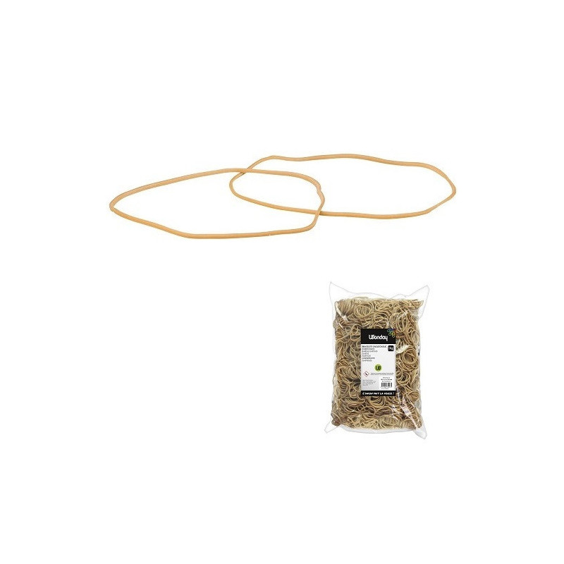 ELASTIQUES 100X1,8MM 1000G SACHET WONDAY