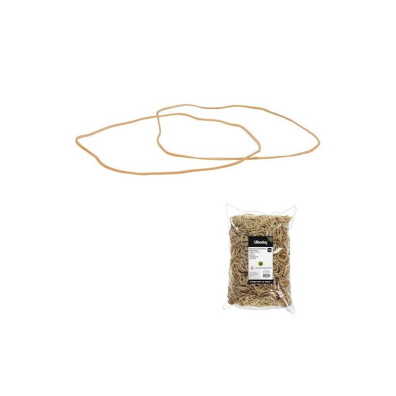 ELASTIQUES 200X1,8MM 1000G SACHET WONDAY