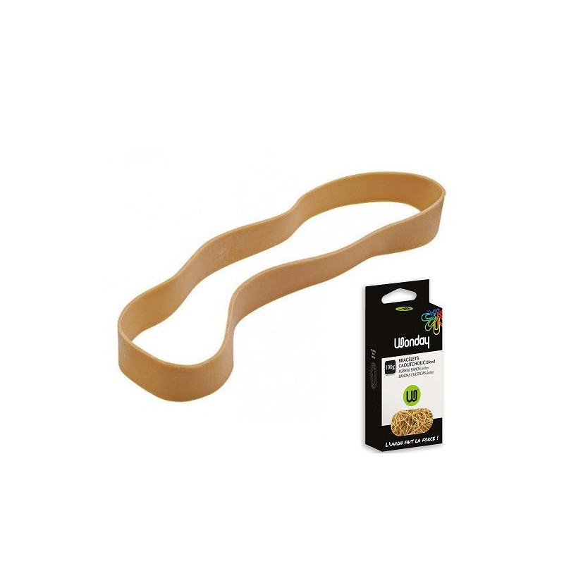 ELASTIQUES 200X10MM 100G BOITE WONDAY