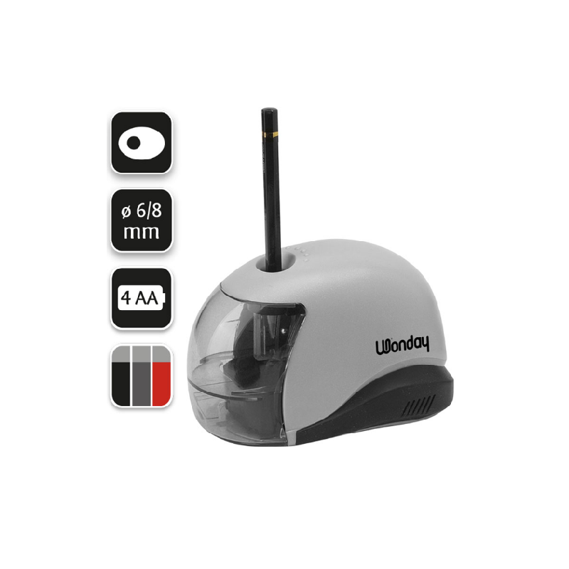 TAILLE-CRAYONS ELECTRIQUE WONDAY Ø 6-8MM