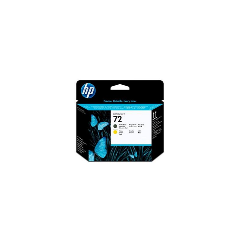 CARTOUCHE HP 72 MATTE NOIR+JAUNE DJ TN610/620/1100/1120/1200