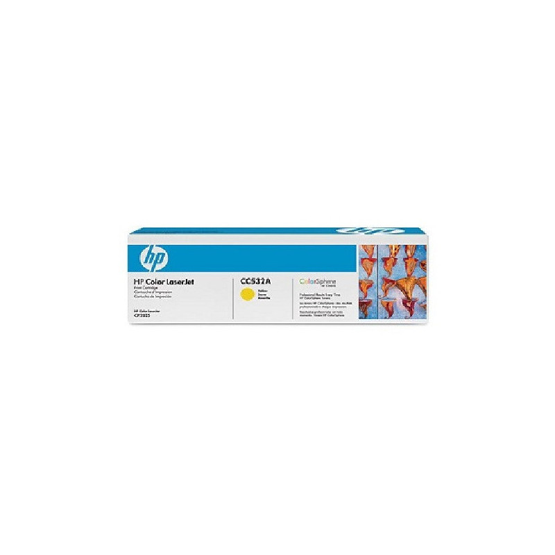 CARTOUCHE IMP. HP 304A CP2025 JAUNE 2800P.