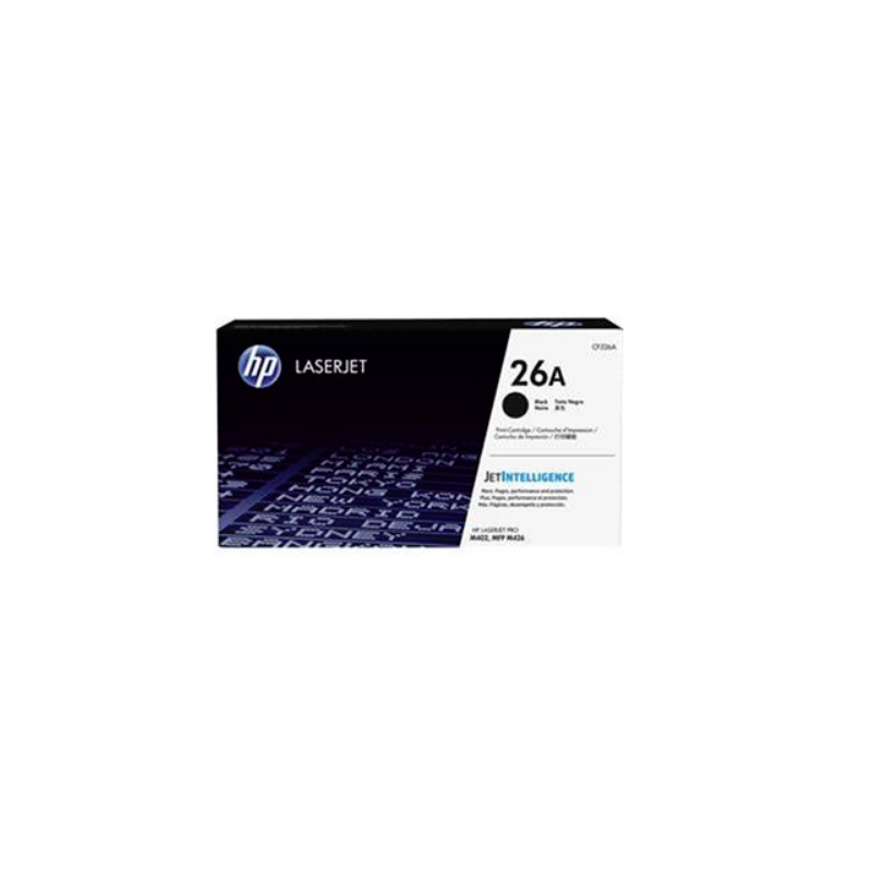 CARTOUCHE IMP. HP 26A LJ M402/LJ MFP M426 NOIR 3100P.