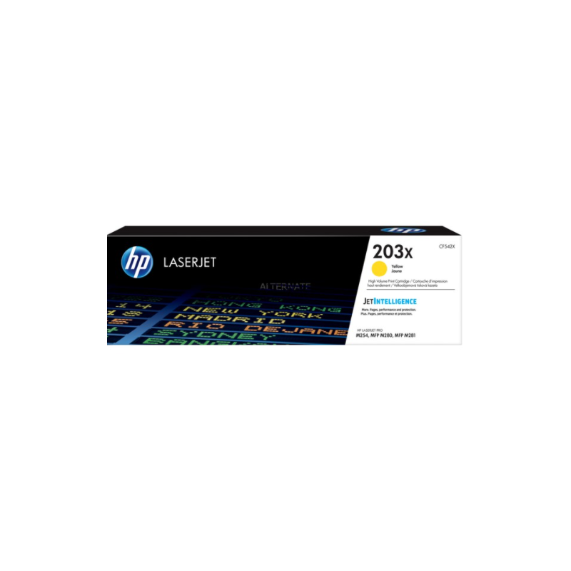 CARTOUCHE IMP. HP 203X JAUNE 2500P.