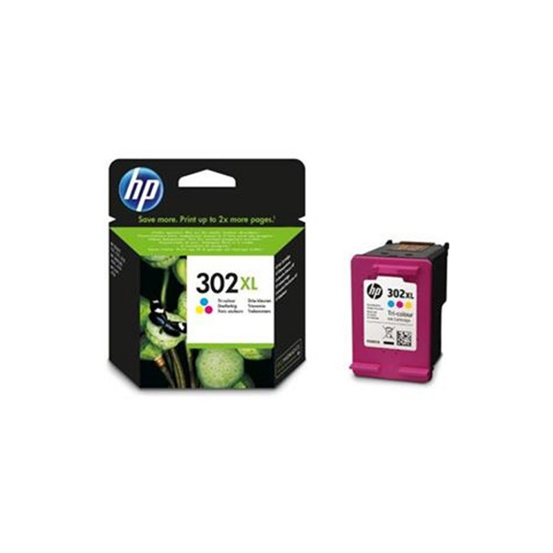 CARTOUCHE IMP. HP 302XL OJ3830 COULEURS 330P.
