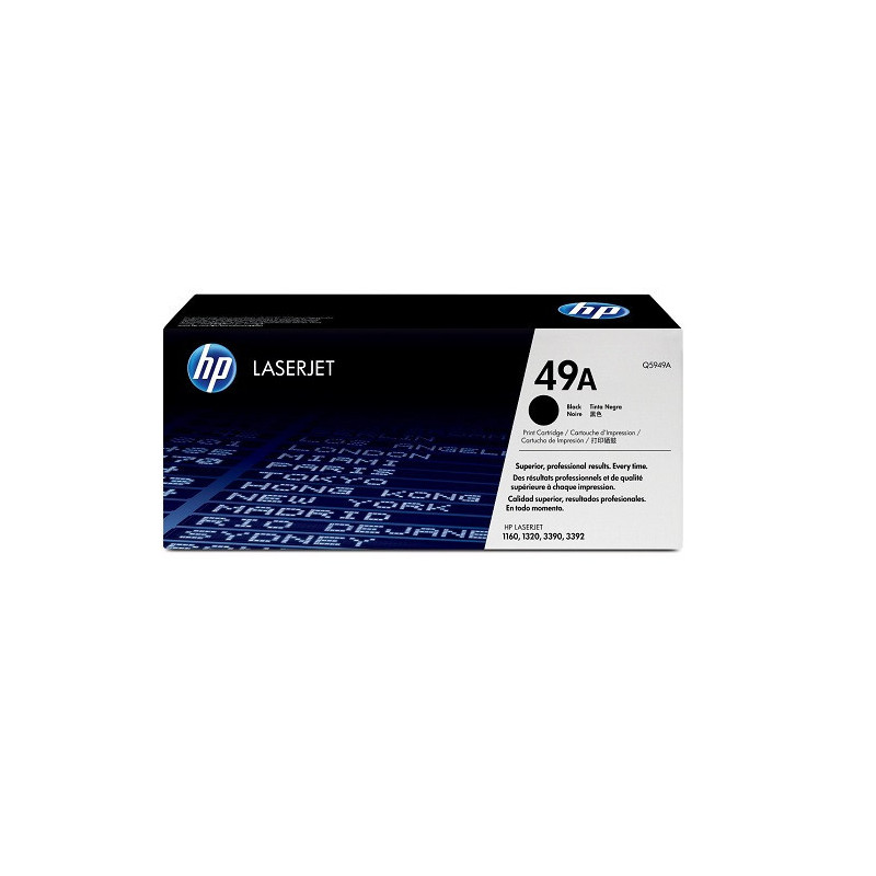 CARTOUCHE IMP. HP 49A LJ1160 NOIR 2500P.