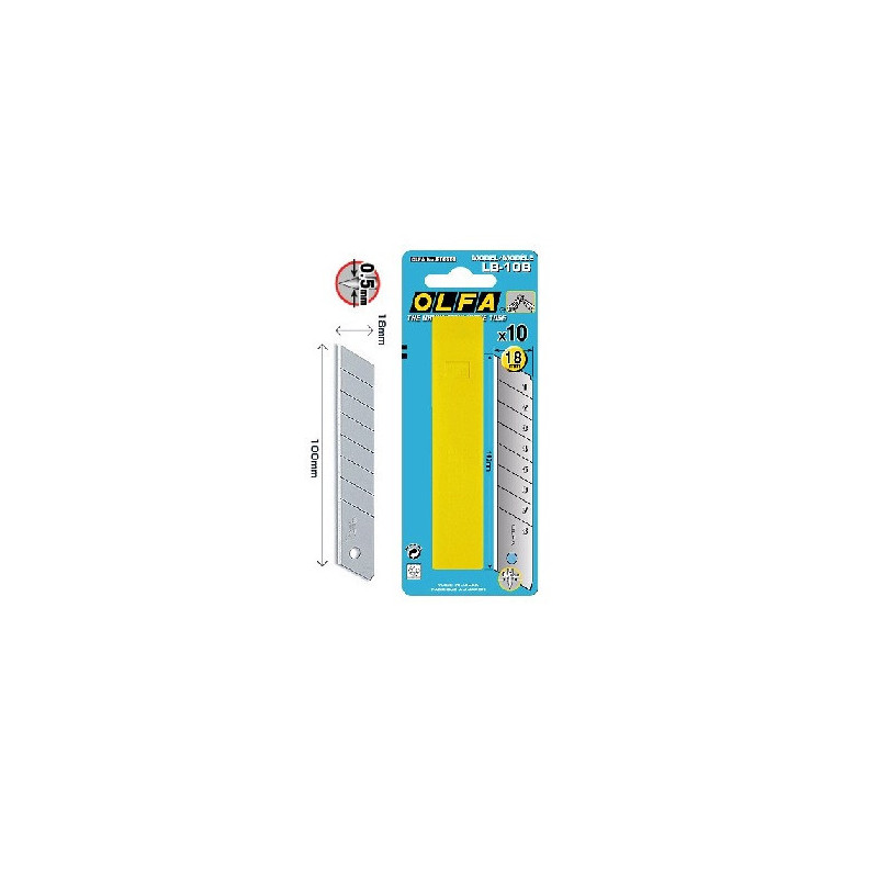 CUTTER OLFA LAME RECHANGE 18MM 10PCS