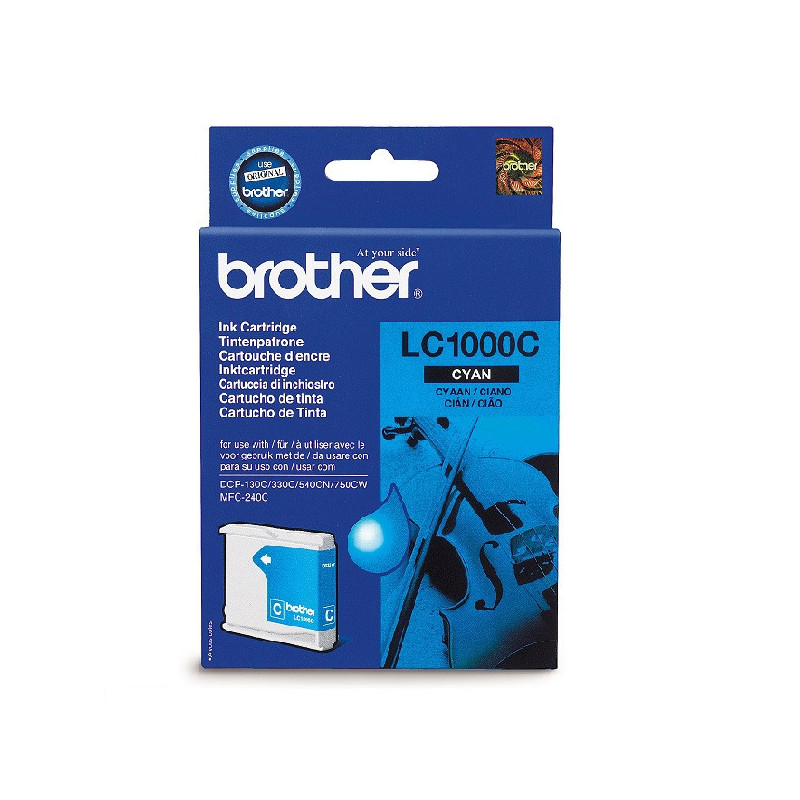 CARTOUCHE IMP. BROTHER DCP130 CYAN 400P.
