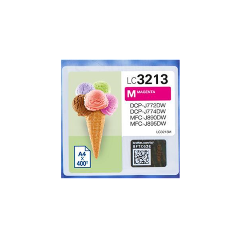 CARTOUCHE IMP. BROTHER MFC-J890DW MAGENTA 400P.