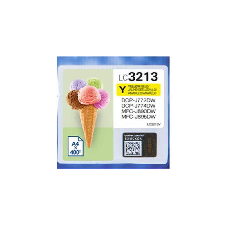 CARTOUCHE IMP. BROTHER MFC-J890DW JAUNE 400P.