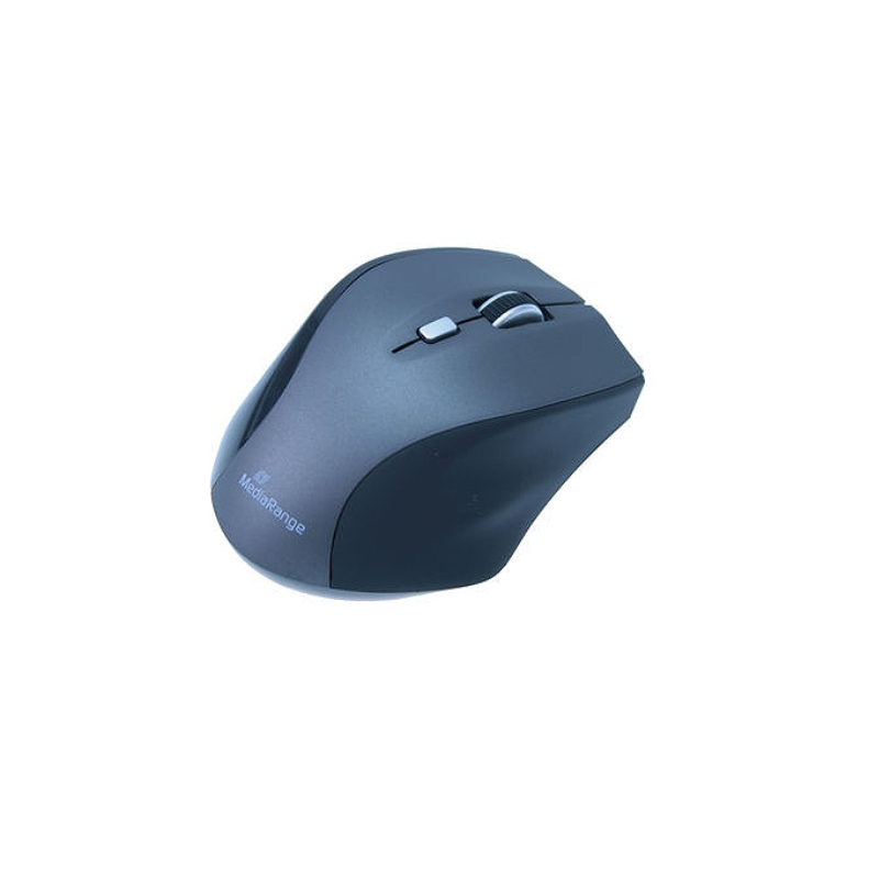 SOURIS MEDIARANGE WIRELESS 5 BOUTONS NOIR/GRIS