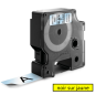 DYMO RUBAN D1 19MMX7M NOIR/JAUNE (45808)