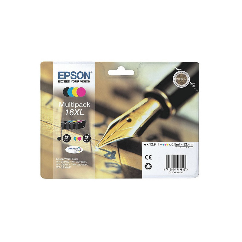 CARTOUCHE IMP. EPSON T16XL MULTIPACK 4PCS