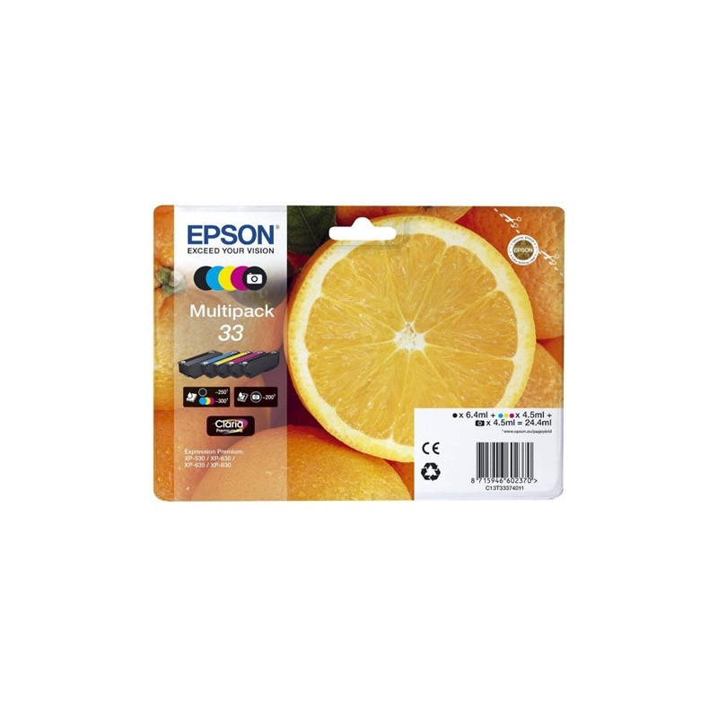 CARTOUCHE IMP. EPSON 33 MULTIPACK 5PCS