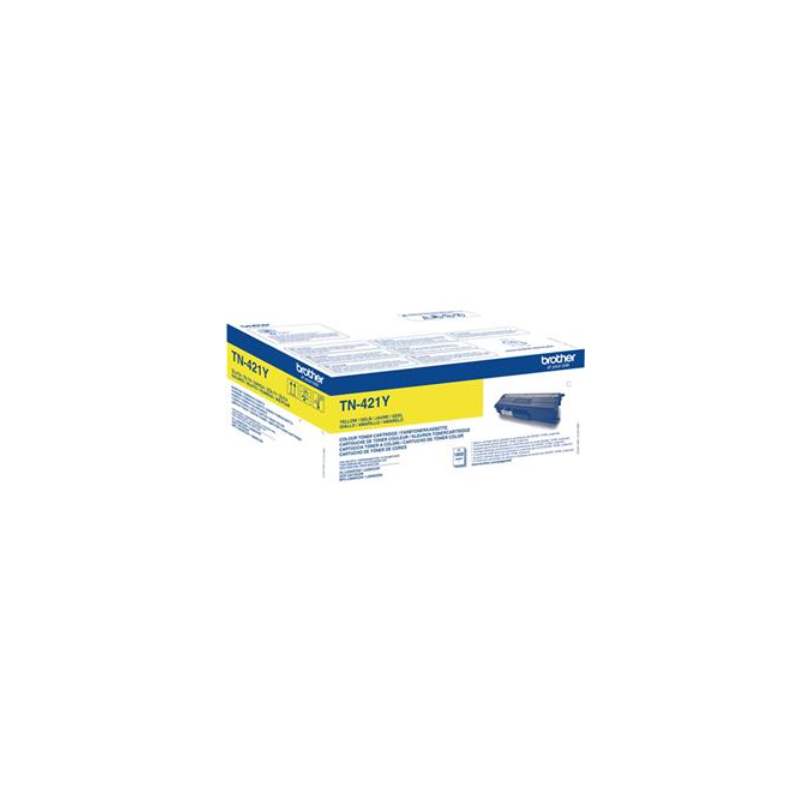 CARTOUCHE IMP. BROTHER TN421Y JAUNE 1800P.